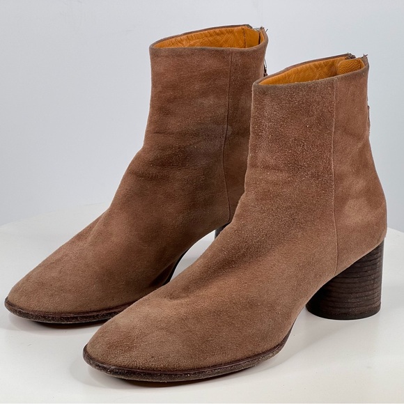 Rag & Bone Fleur Suede Ankle Boot Bootie Brown Boho Bohemian Fall Leather 6.5 - Picture 4 of 16